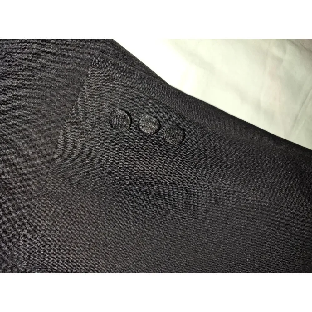 Formalwear International FWI Men's Black Tuxedo Jacket Blazer 46R Vintage Y2K
